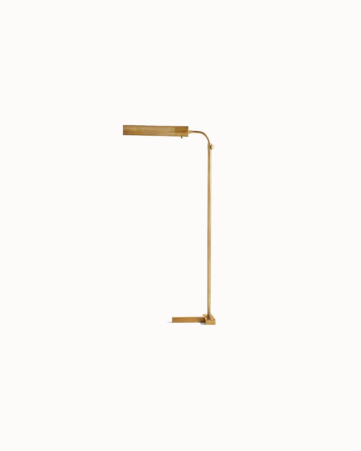 Antique-Brass Floor Lamp