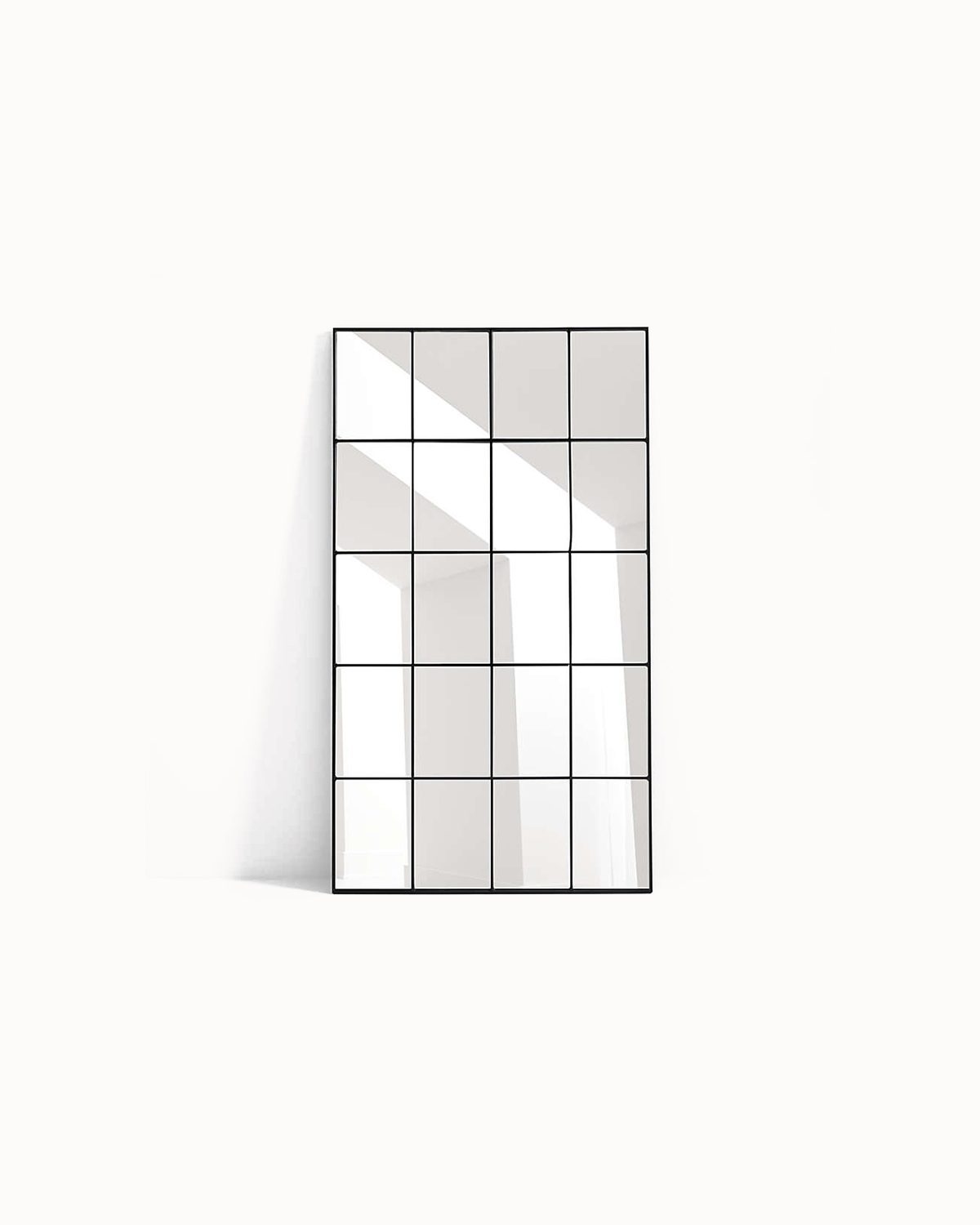 Windowpane Floor Mirror