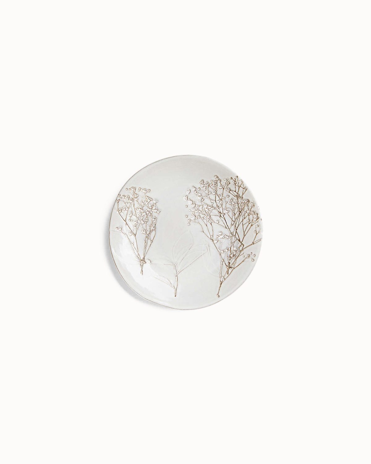 Pressed-Floral Salad Plate
