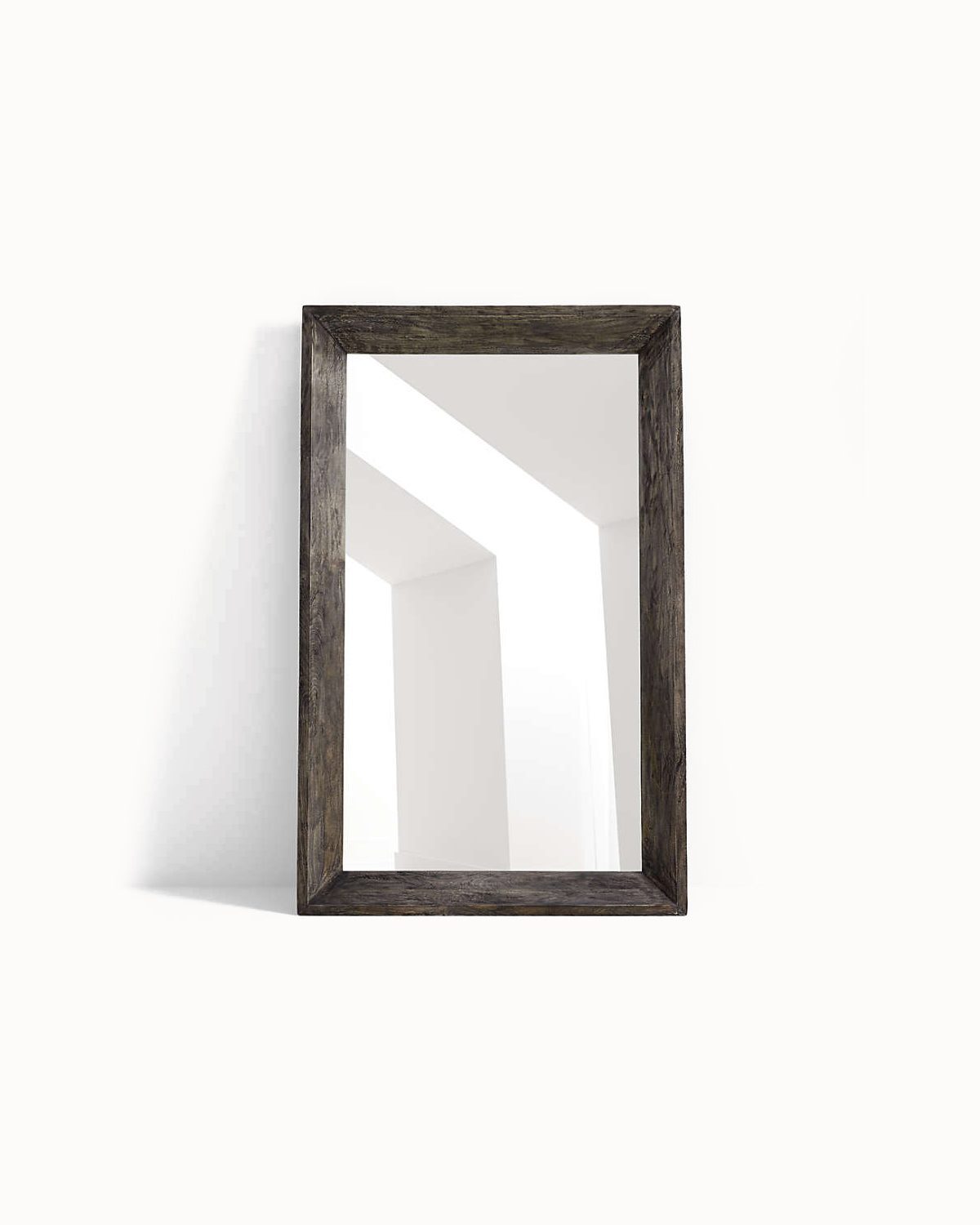 Wood-Frame Floor Mirror